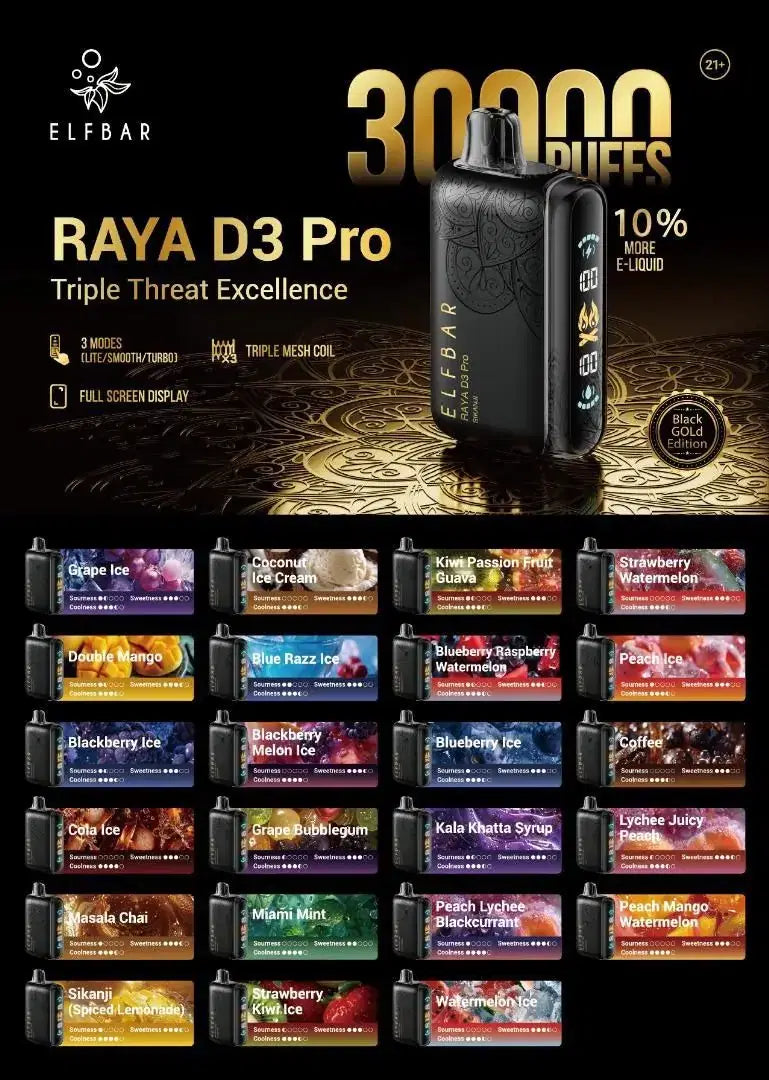 ELFBAR RAYA D3 PRO 30000