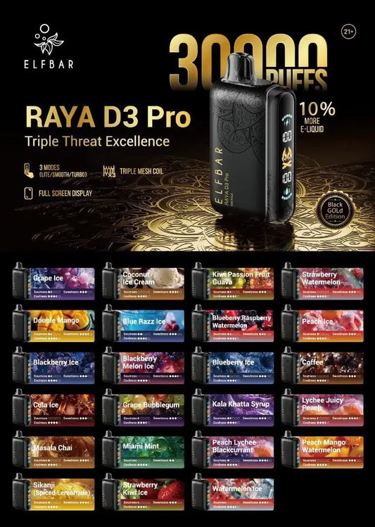 ELFBAR RAYA D3 PRO 30000